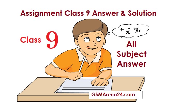 Assignment Class 9 Answer